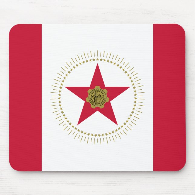 Flagge von Birmingham, Alabama-Maus-Pad Mousepad (Vorne)