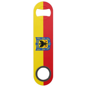 Flagge von Bogota, kolumbianischer Speed-Flaschenö Speed Flaschenöffner