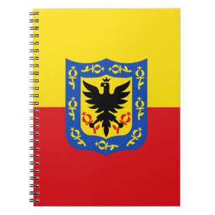 Flagge von Bogota, Kolumbien-Notebook Notizblock