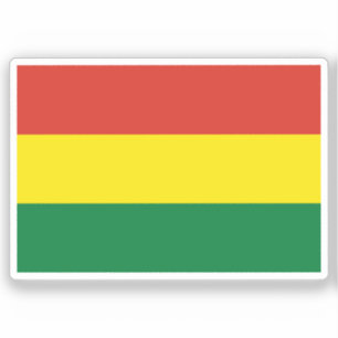 Flagge von Bolivien Vinyl-Aufkleber nach Maß Aufkleber