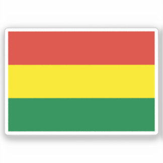 Flagge von Bolivien Vinyl-Aufkleber nach Maß Aufkleber