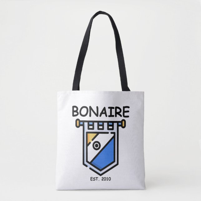 Flagge von Bonaire Tasche (Vorderseite)