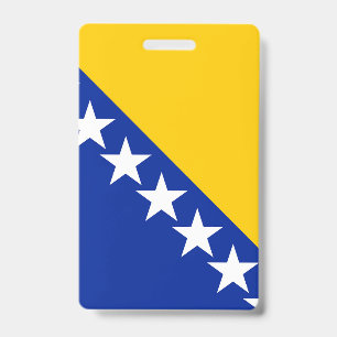 Flagge von Bosnien und Herzegowina Ausweis