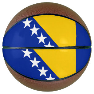 Flagge von Bosnien und Herzegowina Basketball