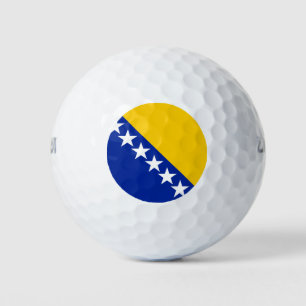 Flagge von Bosnien und Herzegowina Golfball