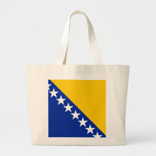 Flagge von Bosnien und Herzegowina Jumbo Stoffbeutel