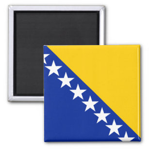 Flagge von Bosnien und Herzegowina Magnet