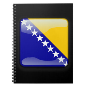 Flagge von Bosnien und Herzegowina Notizblock