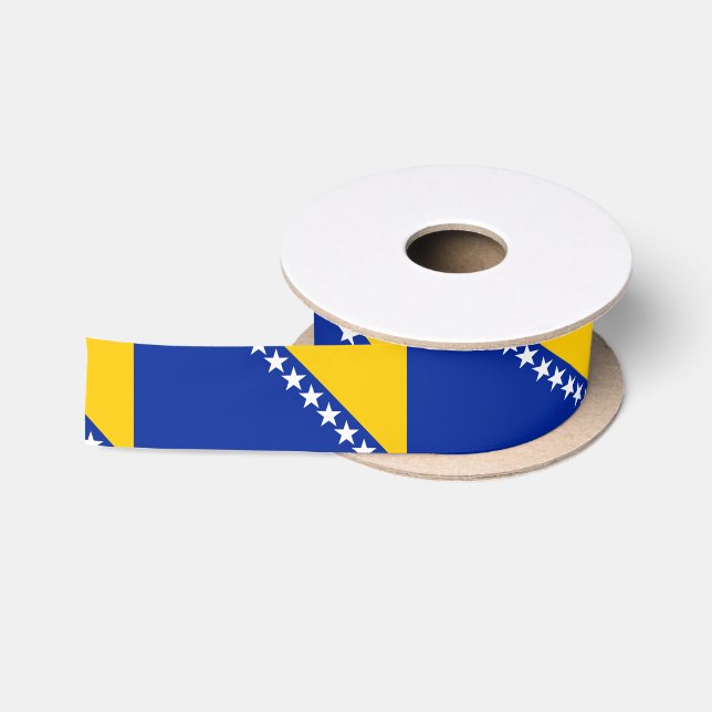 Flagge von Bosnien und Herzegowina Satinband (Spule)