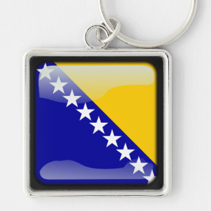 Flagge von Bosnien und Herzegowina Schlüsselanhänger