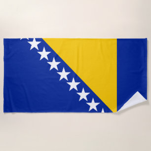 Flagge von Bosnien und Herzegowina Strandtuch
