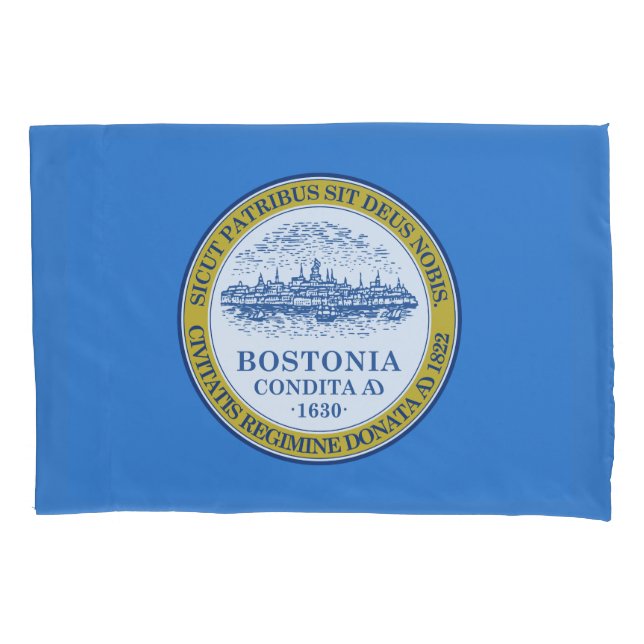 Flagge von Boston, Fall Massachusetts Kissen Kissenbezug (Vorderseite)