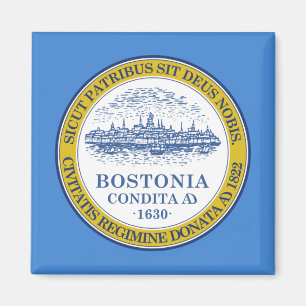 Flagge von Boston, Massachusetts Magnet