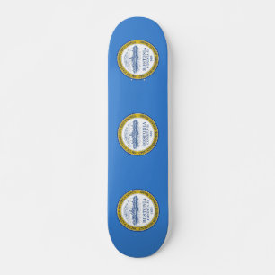 Flagge von Boston, Skateboard von Massachusetts