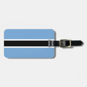 Flagge von Botswana-Gepäckanhänger mit Lederband Gepäckanhänger