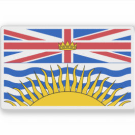 Flagge von British Columbia Aufkleber