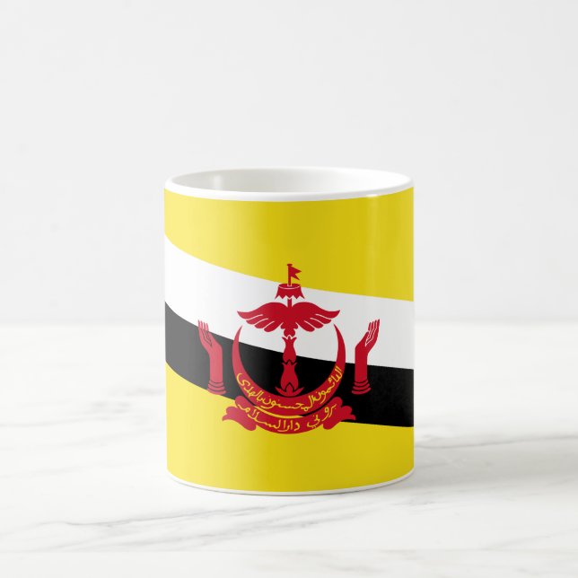 Flagge von Brunei Kaffeetasse (Mittel)