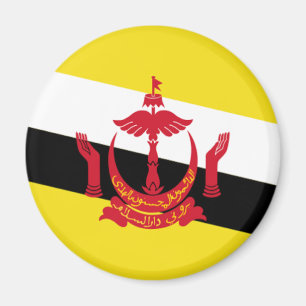 Flagge von Brunei Magnet