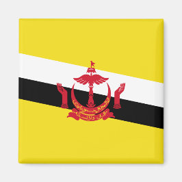 Flagge von Brunei Magnet