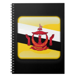 Flagge von Brunei Notizblock