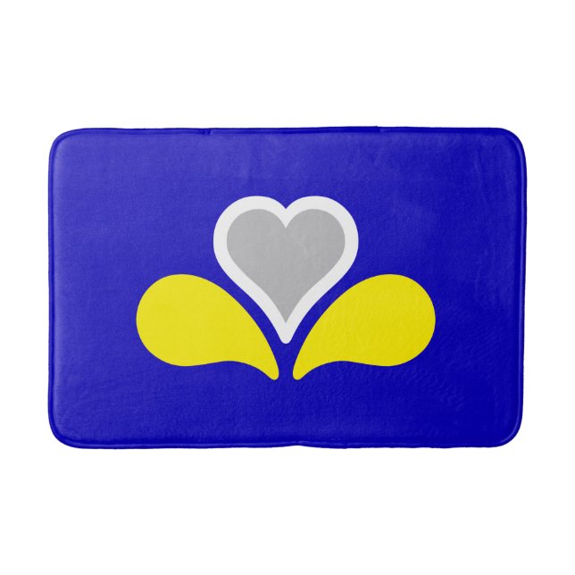 Flagge von Brüssel, Belgien Bath Mat Badematte (Vorderseite)
