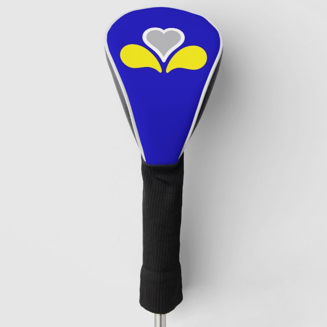 Flagge von Brüssel, Belgien Golf Headcover (Vorderseite)