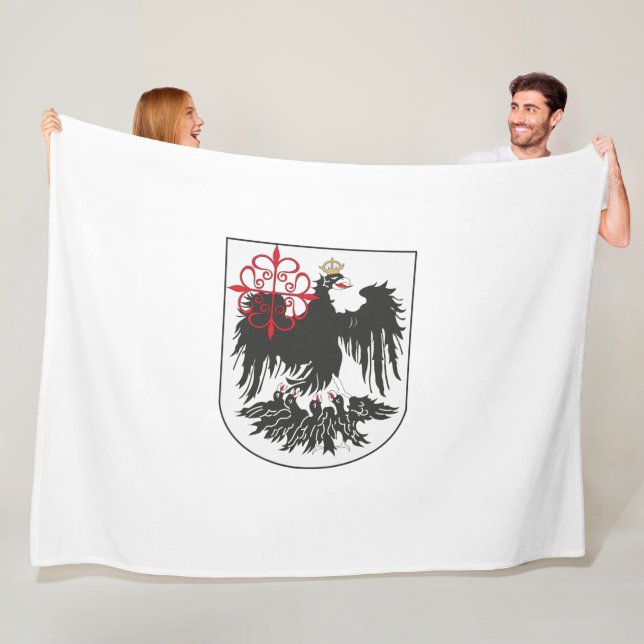 Flagge von Buenos Aires (Argentinien) Fleecedecke (Beispiel)