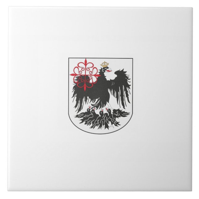 Flagge von Buenos Aires (Argentinien) Fliese (Vorderseite)