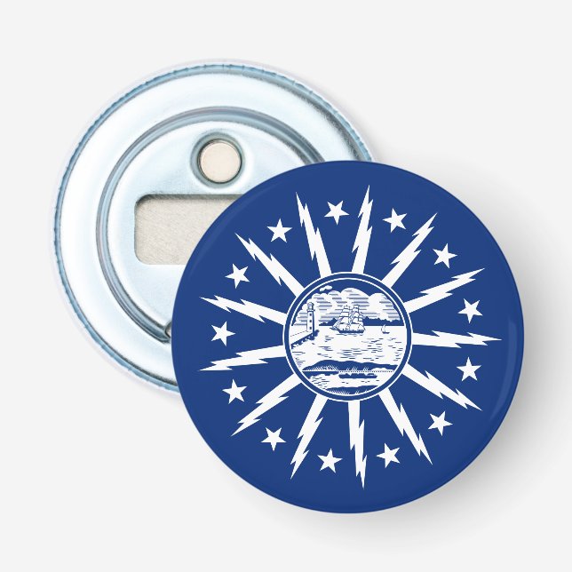 Flagge von Buffalo, New York Bottle Opener Flaschenöffner (Vorderseite)
