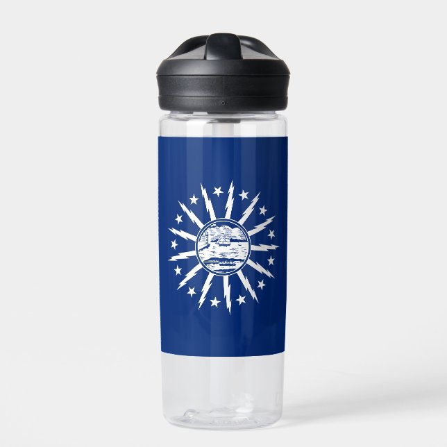 Flagge von Buffalo, New York Trinkflasche (Vorderseite)
