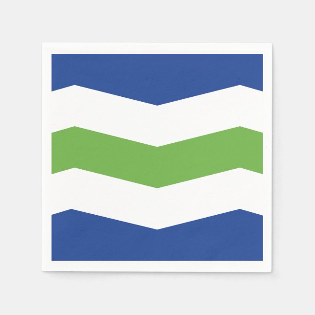 Flagge von Burlington, Vermont Serviette (Vorderseite)