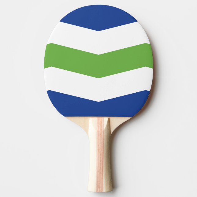 Flagge von Burlington, Vermont Tischtennis Schläger (Vorderseite)