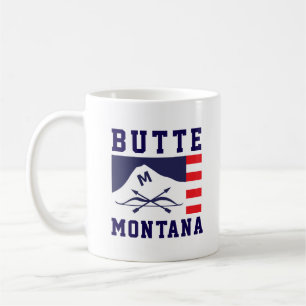 Flagge von Butte, Montana Kaffeetasse