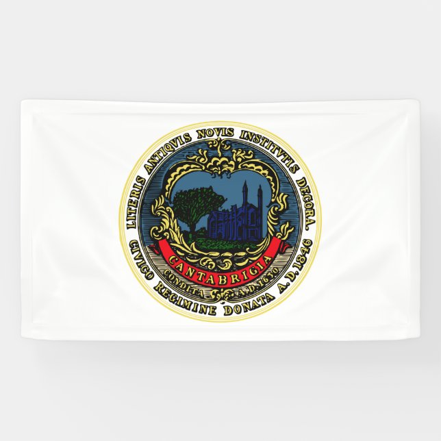 Flagge von Cambridge (Massachusetts) Banner (Horizontal)