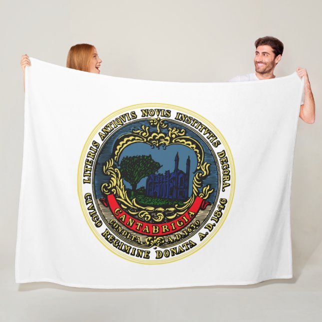 Flagge von Cambridge (Massachusetts) Fleecedecke (Beispiel)