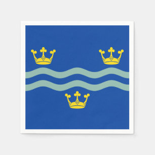 Flagge von Cambridgeshire Napkins Serviette