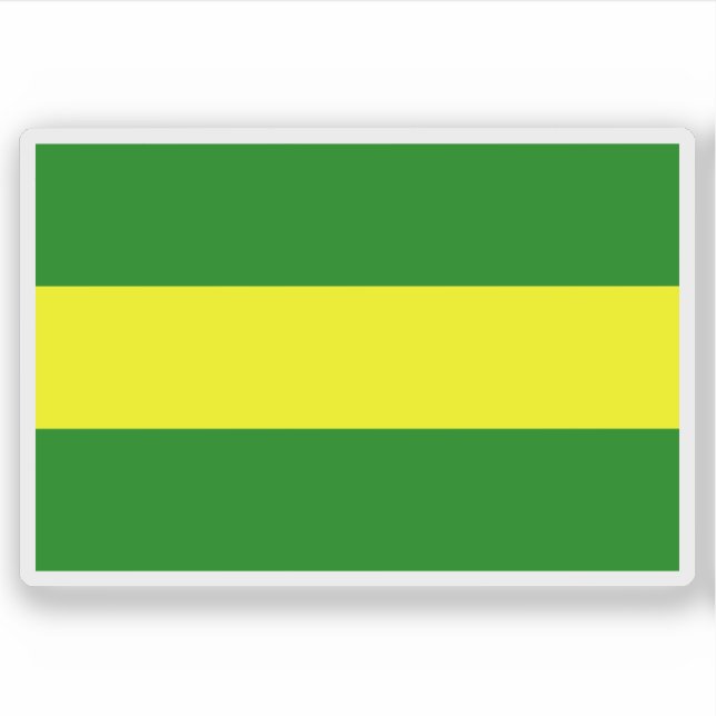 Flagge von Cayambe, Ecuador Aufkleber (Vorderseite)