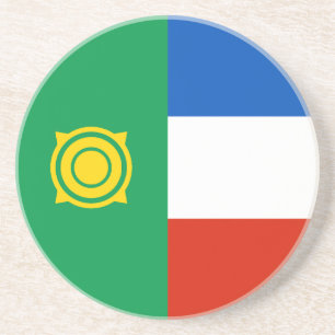 Flagge von Chakassien Getränkeuntersetzer