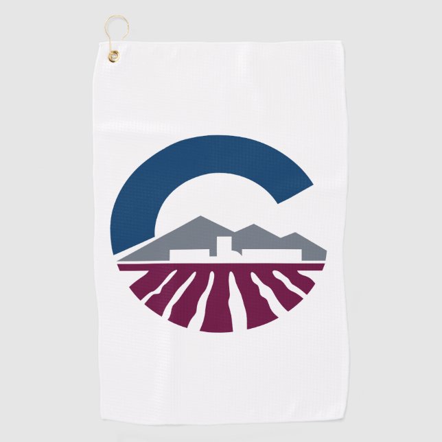 Flagge von Chandler, Arizona Golfhandtuch (Vorderseite)