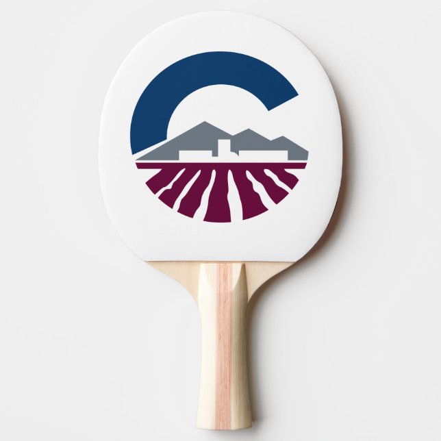 Flagge von Chandler, Arizona Tischtennis Schläger (Vorderseite)
