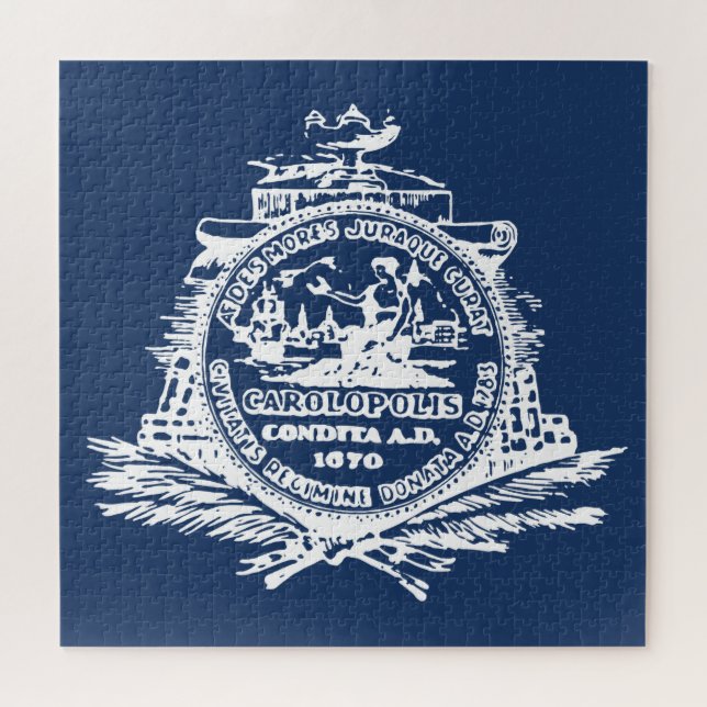 Flagge von Charleston (South Carolina) (Horizontal)