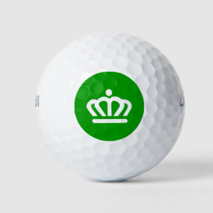 Flagge von Charlotte, North Carolina Golfball
