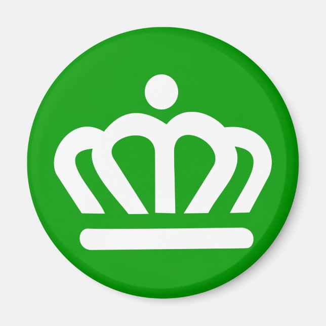 Flagge von Charlotte, North Carolina Magnet (Vorne)