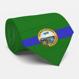 Flagge von Chattanooga (Tennessee) Krawatte
