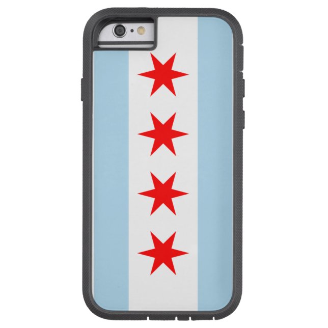 Flagge von Chicago Case-Mate iPhone Hülle (Rückseite)
