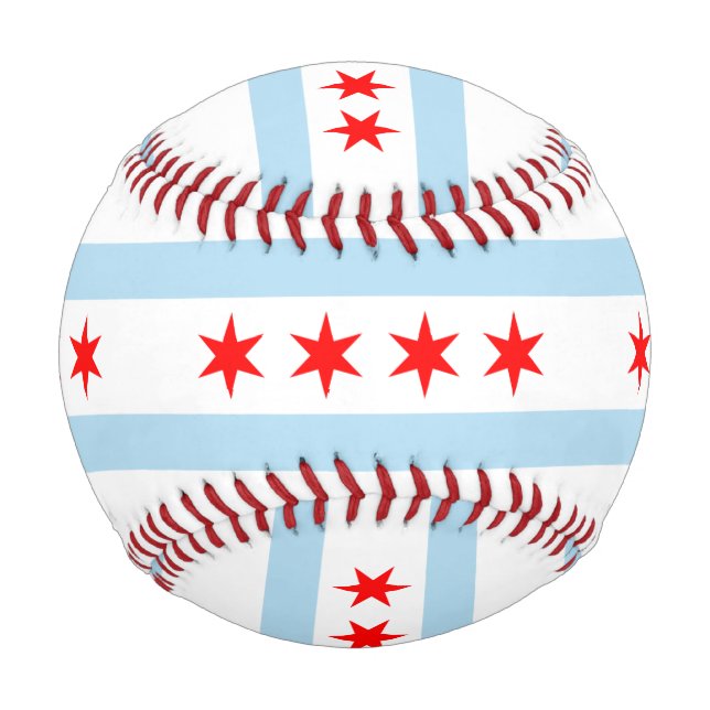 Flagge von Chicago, Illinois Baseball (Rückseite)