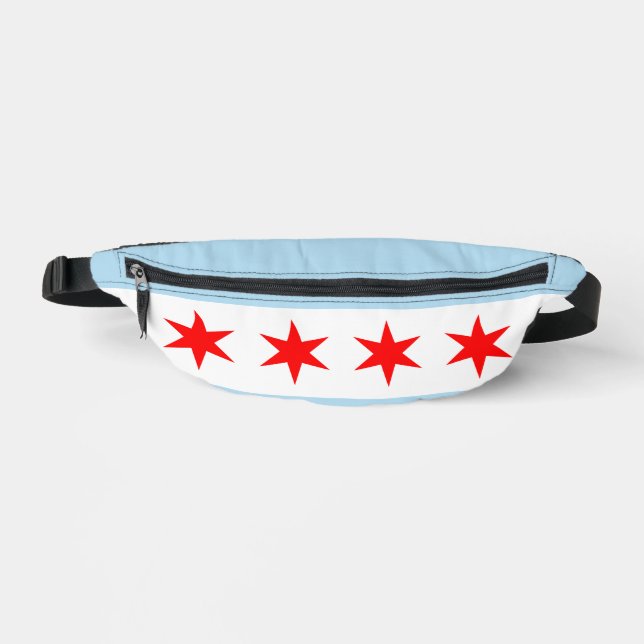 Flagge von Chicago, Illinois Bauchtasche (Vorderseite)