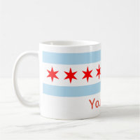 Flagge von Chicago, Illinois Coffee Tasse
