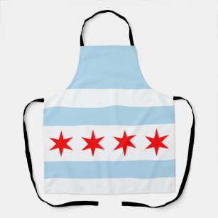 Flagge von Chicago, Illinois Schürze