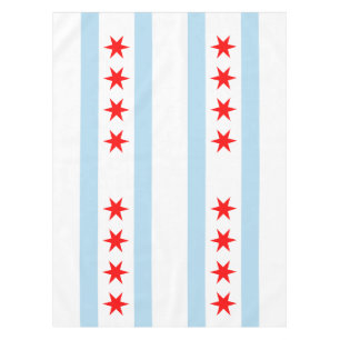 Flagge von Chicago, Illinois Tablecloth Tischdecke